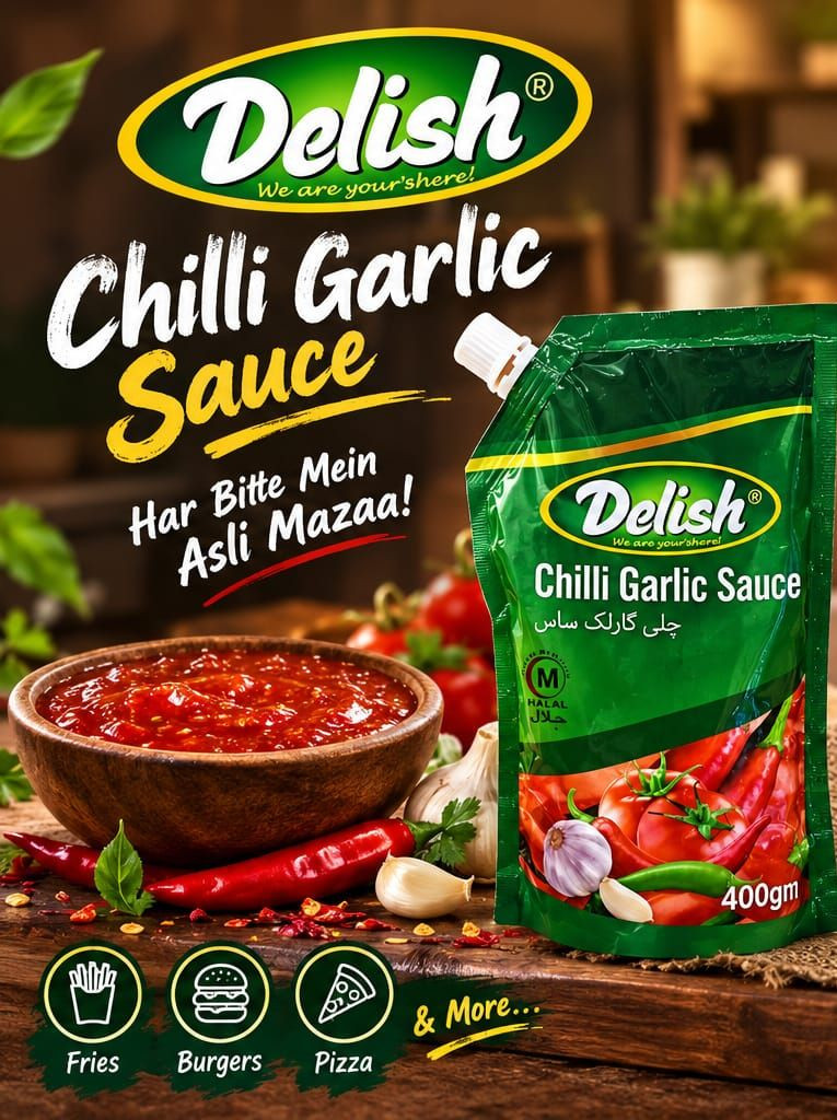 Ketchup chilli garlic 400gm